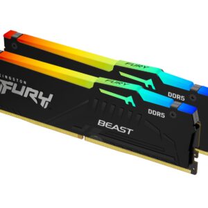 DDR5 32GB KIT 2x16GB PC 5600 Kingston FURY Beast RGB EX KF556C36BBEAK2-32