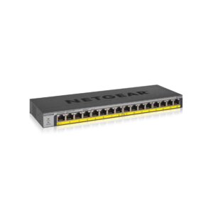 NETGEAR Switch stationär Gigabit 16-portars 10/100/1000 GS116LP-100EUS
