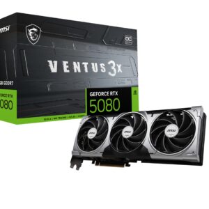 VGA MSI GeForce® RTX 5080 16GB VENTUS 3X OC